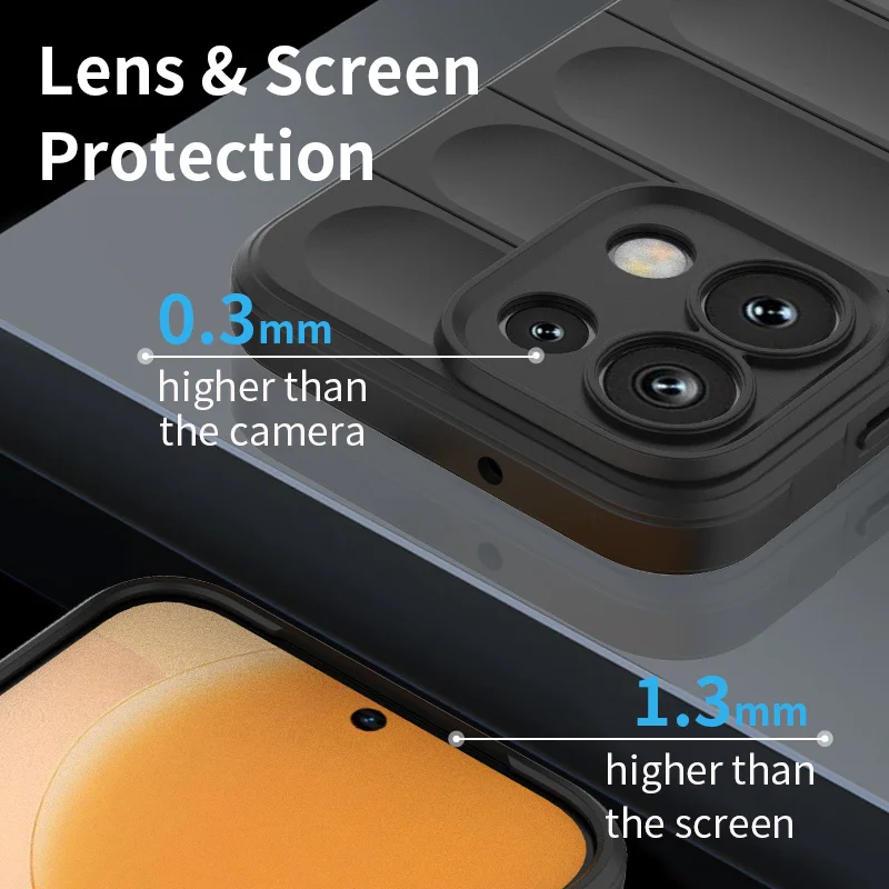 Luxury Liquid Silicone Soft Armor Shockproof Camera Protect Case Cover