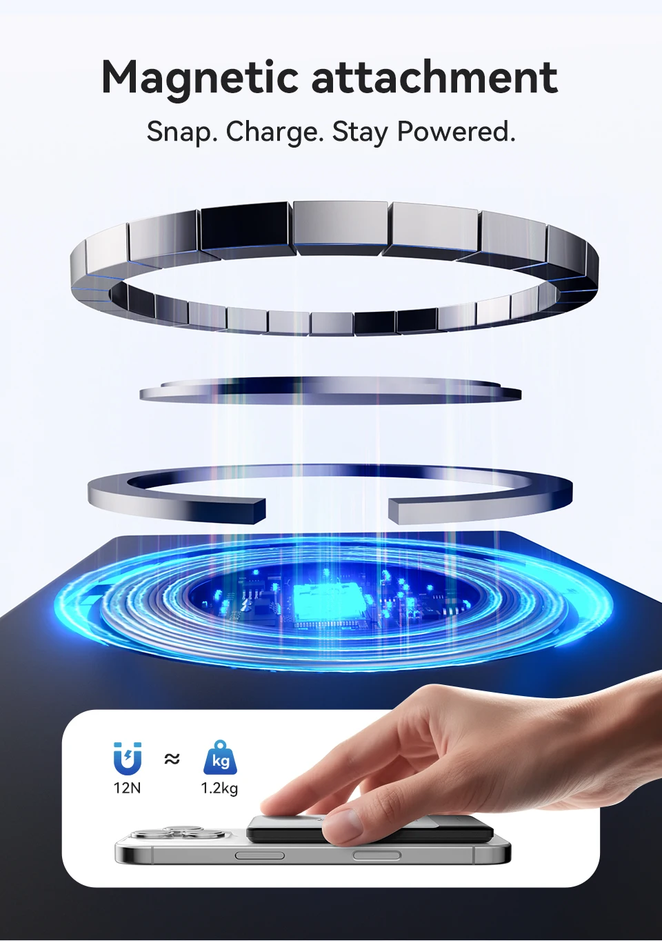 Kuulaa Qi2 Magnetic Power Bank 5000mAh PD