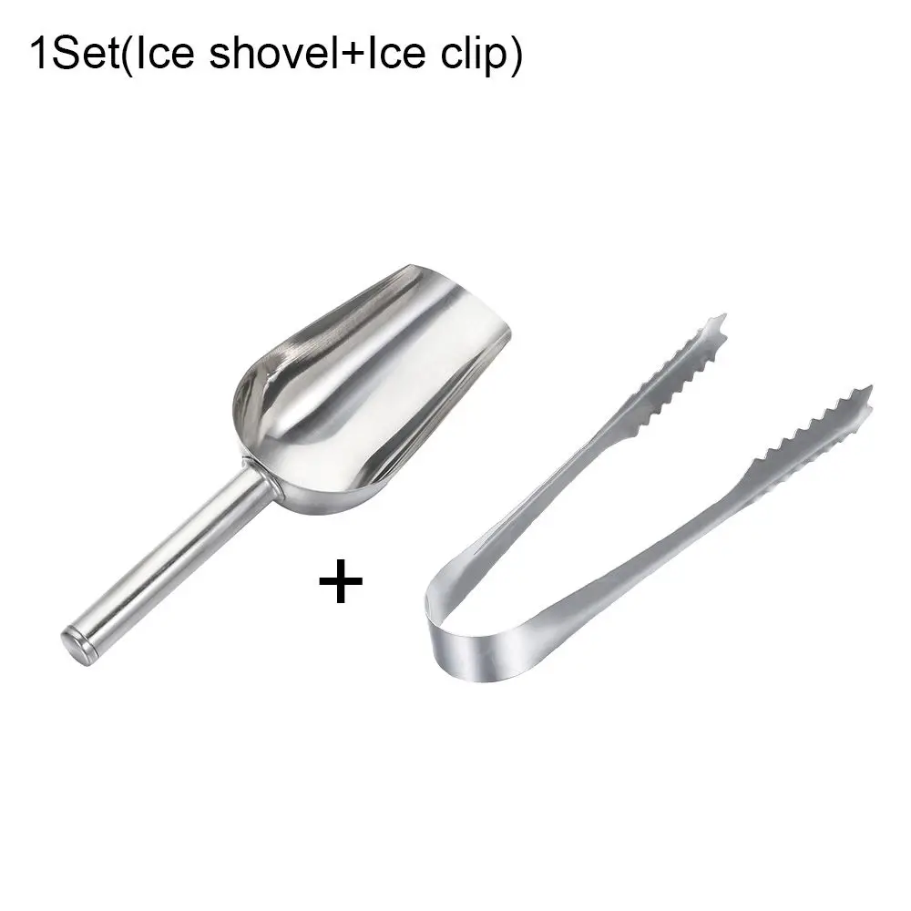 Ice shovel and clip