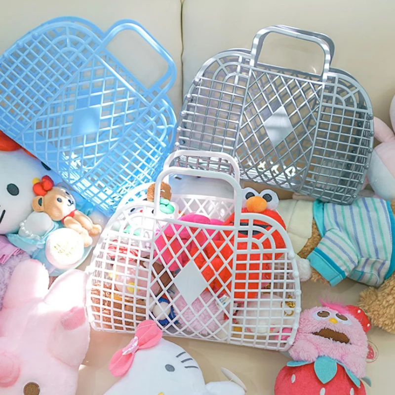 Shower caddy basket detachable shower basket plastic bath basket bathroom hollow wash storage