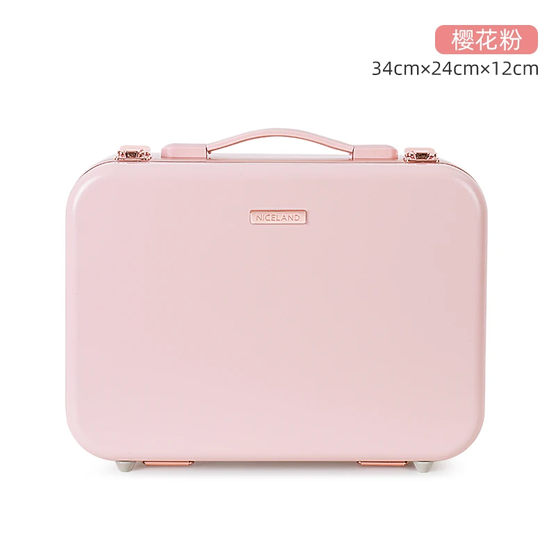 2022 New PVC Lighted Cosmetic Case with Mirror LED Portable Cosmetic Bag  Large Capacity Makeup Storage Box - AliExpress