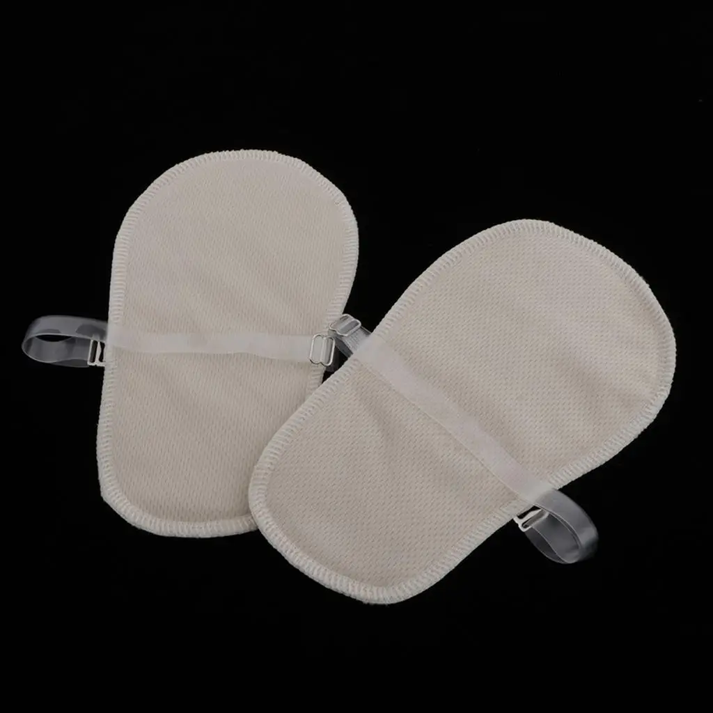2x Washable Breathable Underarm Armpit Sweat Absorbing Pad for Men Women