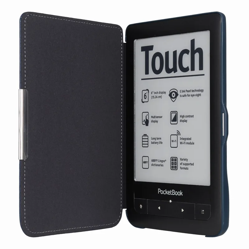 Leather Case for PocketBook Touch Lux 5 4 HD 3 616 626 627 628 632 E