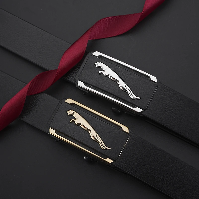 Leather Belt Men's Belt Waist Belt PU Leather Belt Jeans Belts Toothless Automatic Buckle Belt Fashion Business Genuine Luxury Brand Automatic Buckle Soft Cargo Pants Jeans