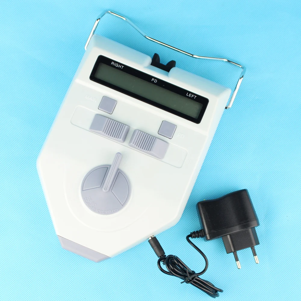 9ATC Rechargeable Optical PD Meter Digital Pupilometer LCD Display Pupil Distance Ruler