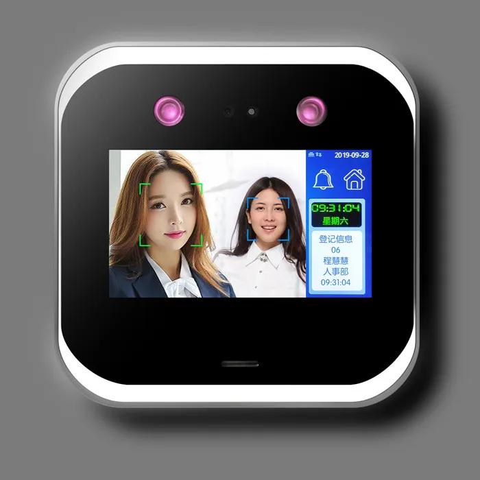 YYHC 생체 인식 동적 얼굴 접근 제어, 얼굴 인식 시간 출석 시스템, 125Khz RFID 카드 리더기, 무료 소프트웨어