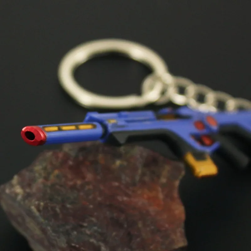9CM Valorant Keychain Phantom Radiant Entertainment System Game Peripheral Mini Metal Model Keychain Accessories Gifts Boys Toys