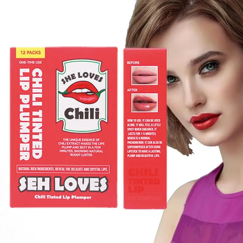 Lasting Moisturizing Pepper Plumping Lip Gloss Lip Plumper Oil Lip