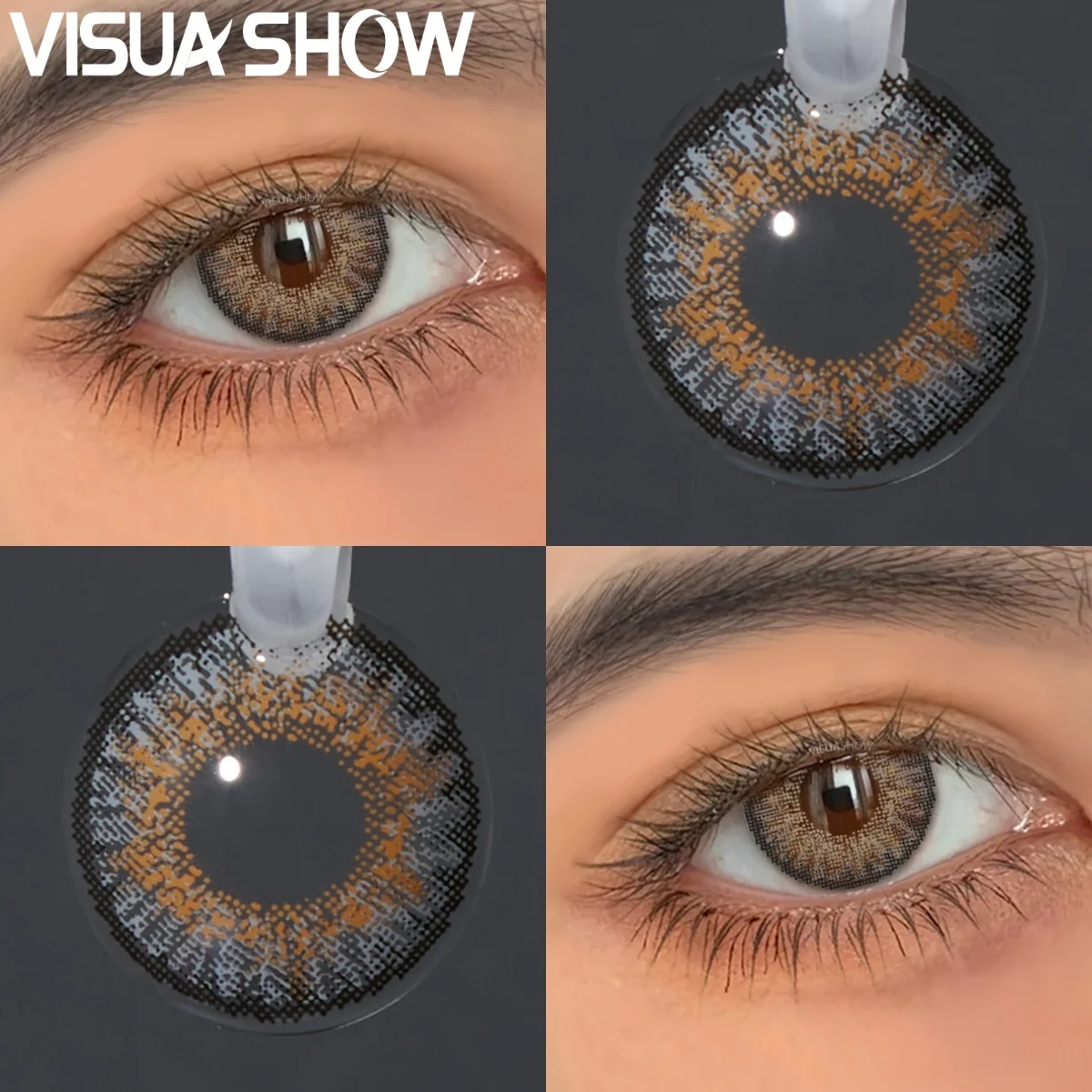 VISUASHOW Natural Look Color Contacts - Fashion Makeup Accessories