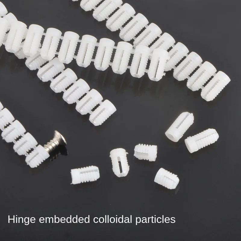 25pclotM4SelftappingScrewsExpansionBoltNylonPlugColumn