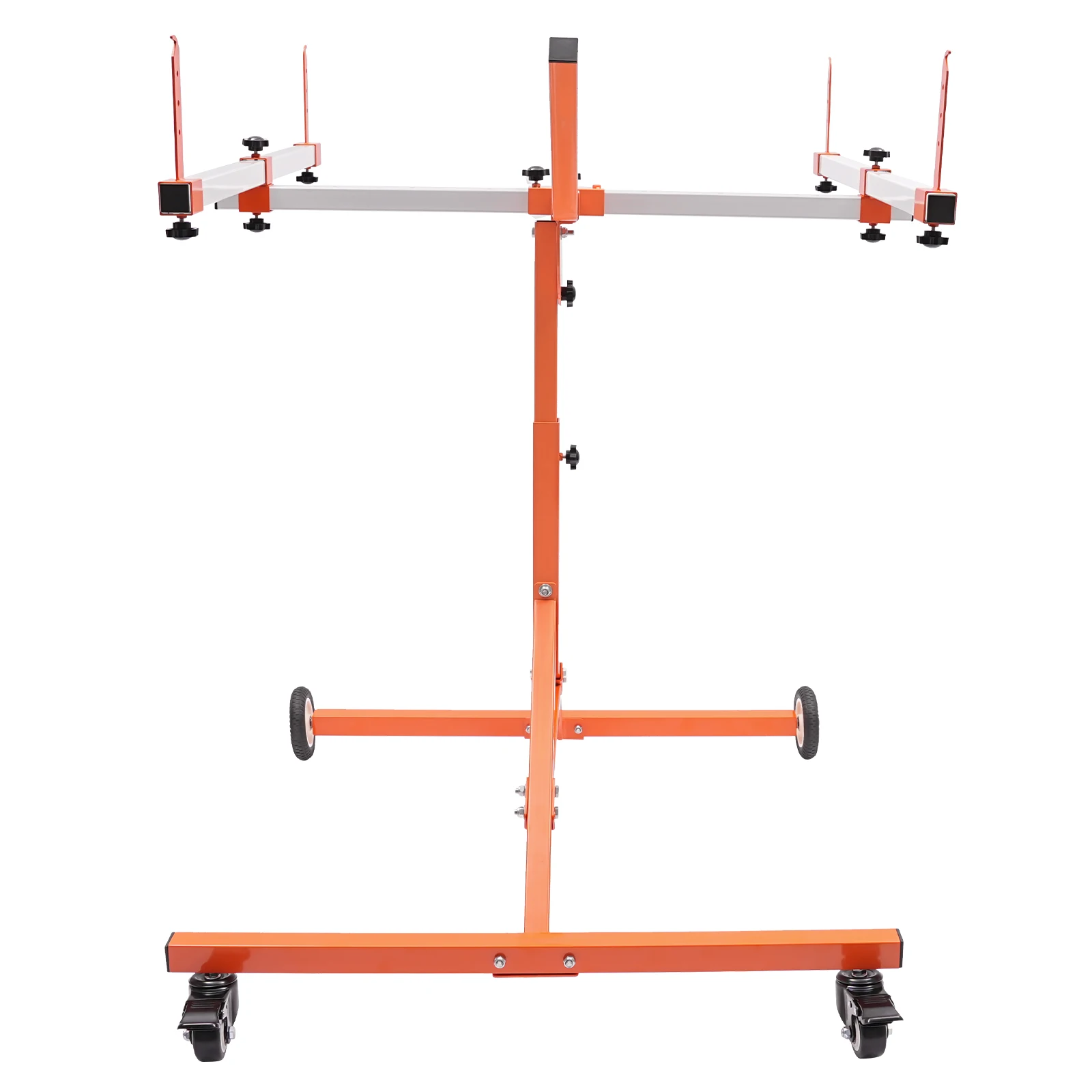 360° Rotating Paint Stand with Wheels & Brakes, Heavy Duty Auto Body Painting Stand for Car Body Panels