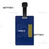 Airbus Fighter Pilot Luggage Tags for Travel Suitcase Aviation Airplane Privacy Cover ID Label 1