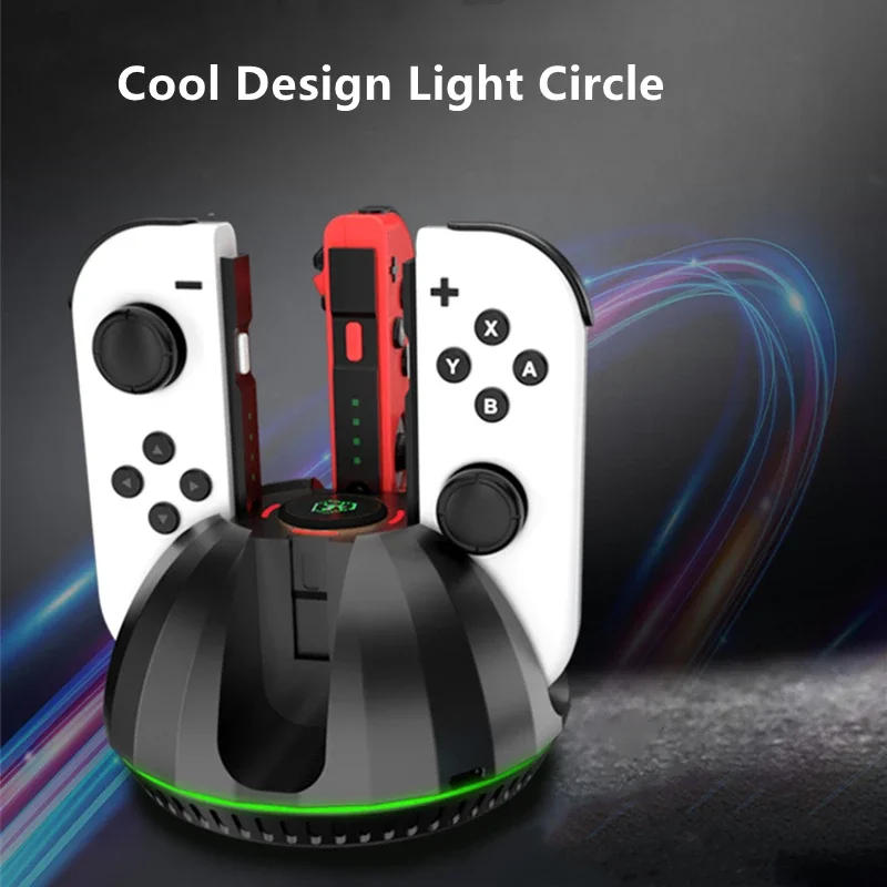 Supporto Di Ricarica Per Giochi Oly Per Nintendo Switch Oled Joycon Maniglia Base Di Ricarica Rapida Per Accessori Nintendo Switch