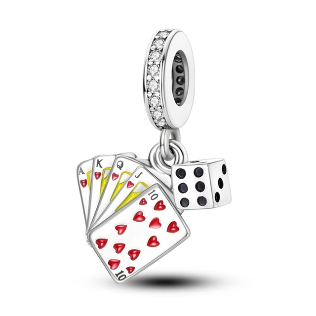 sterling Silver Dice Charm Pendant, Casino Bracelet, Game Necklace, Craps  Earring, Small Charm, Gambling Jewelry, Wager Charm, Charms in Bulk - Yahoo  Shopping