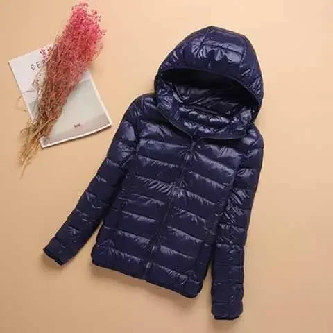 Boutique hooded navy blue