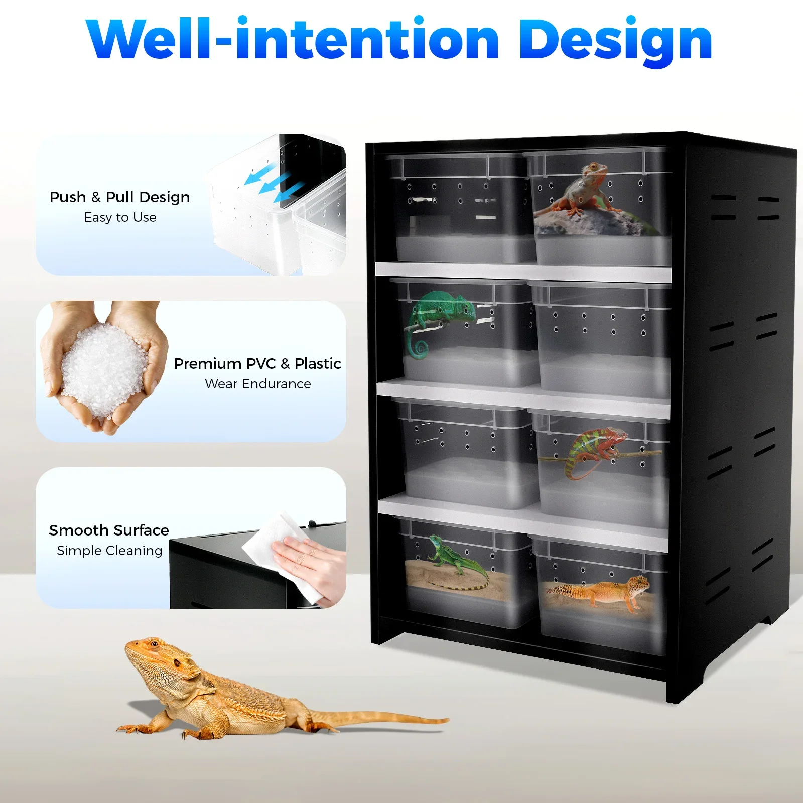 Reptile Breeding Cabinet with Heating 4