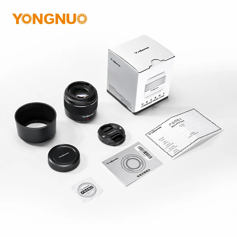 Фото YONGNUO YN50mm F1.8X DA DSM Объективы для камеры Fujifilm X Mount Camera №1