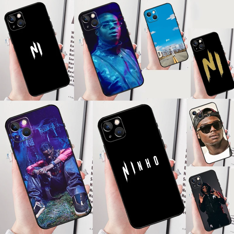 Custodia Ninho France French Rapper Per Iphone 15 Pro 11 14 Pro Max 12 13 Mini 7 8 Plus Xs X Xr Se 2022 2020 Cover Posteriore