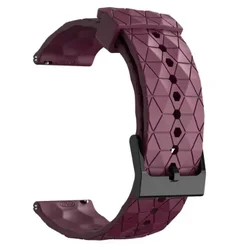 Durable Silicone Watch Band - 20mm/22mm - 20mm Universal (Wine - red)
