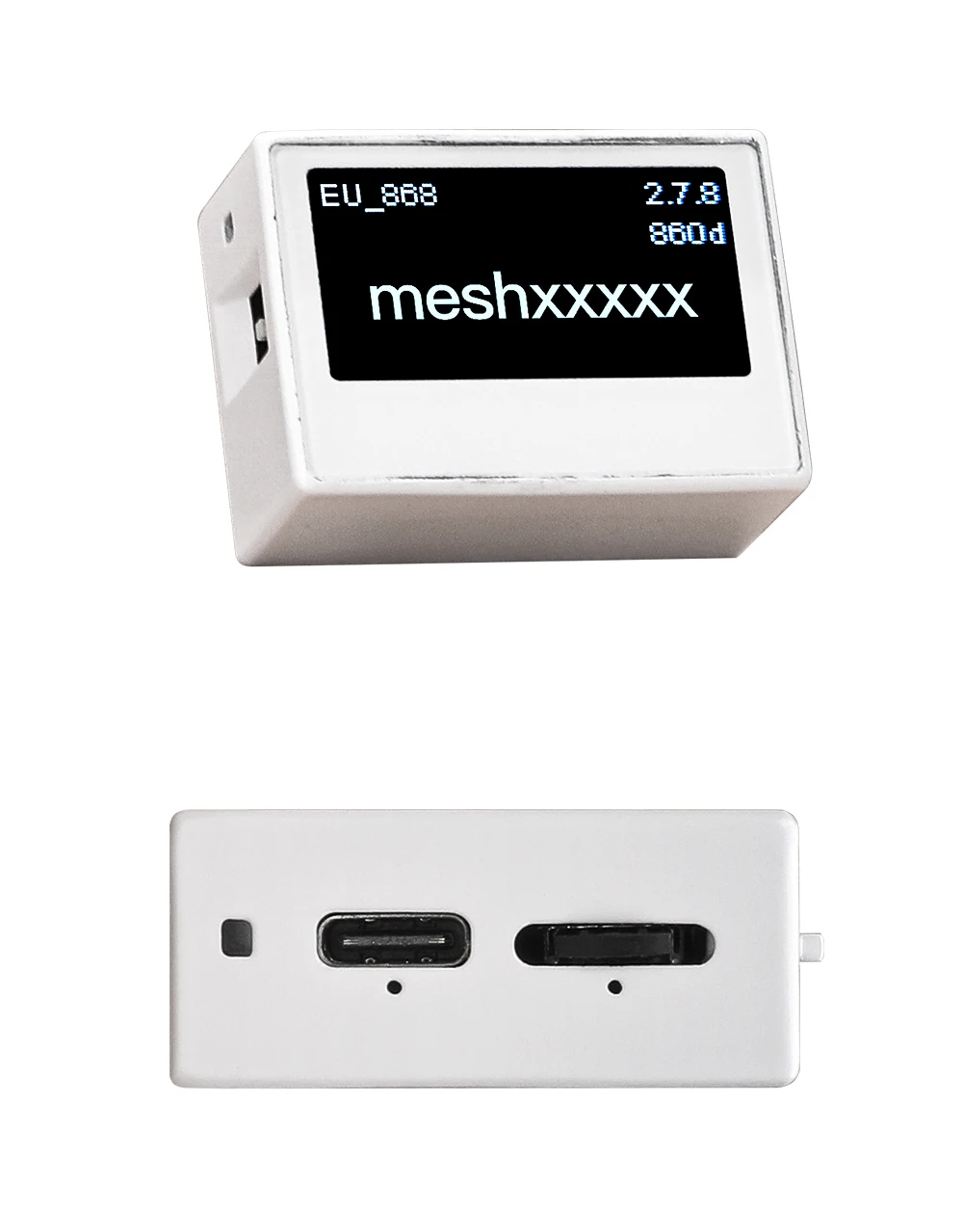 Meshtiny Mini Mesh LoRa Node Built in Battery OLED Display nRF52840 SX1262 LoRa