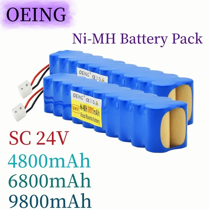 9800Mah Per Rowenta 24V Nimh Battery Pack Cd Aspirapolvere Per Besen Air Force Extreme Rh8770 Rh8771Ws Rh877501 Rh8779 Rh877901