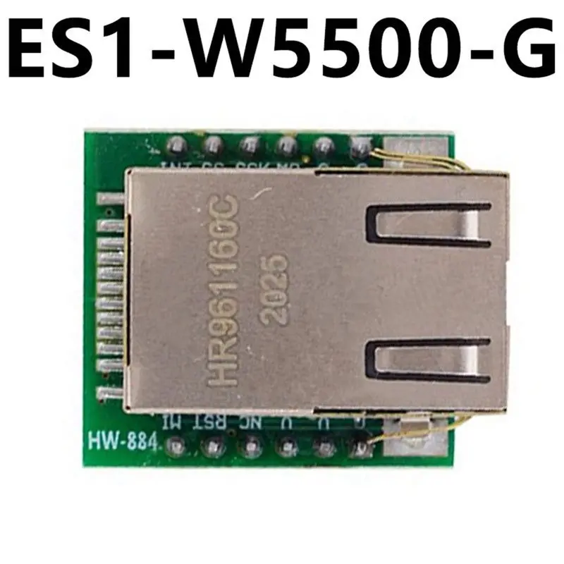 【선물】USR-ES1 W5500 모듈 Wiz820io 네트워크 인터페이스 카드용 SPI 이더넷 ETH 모듈