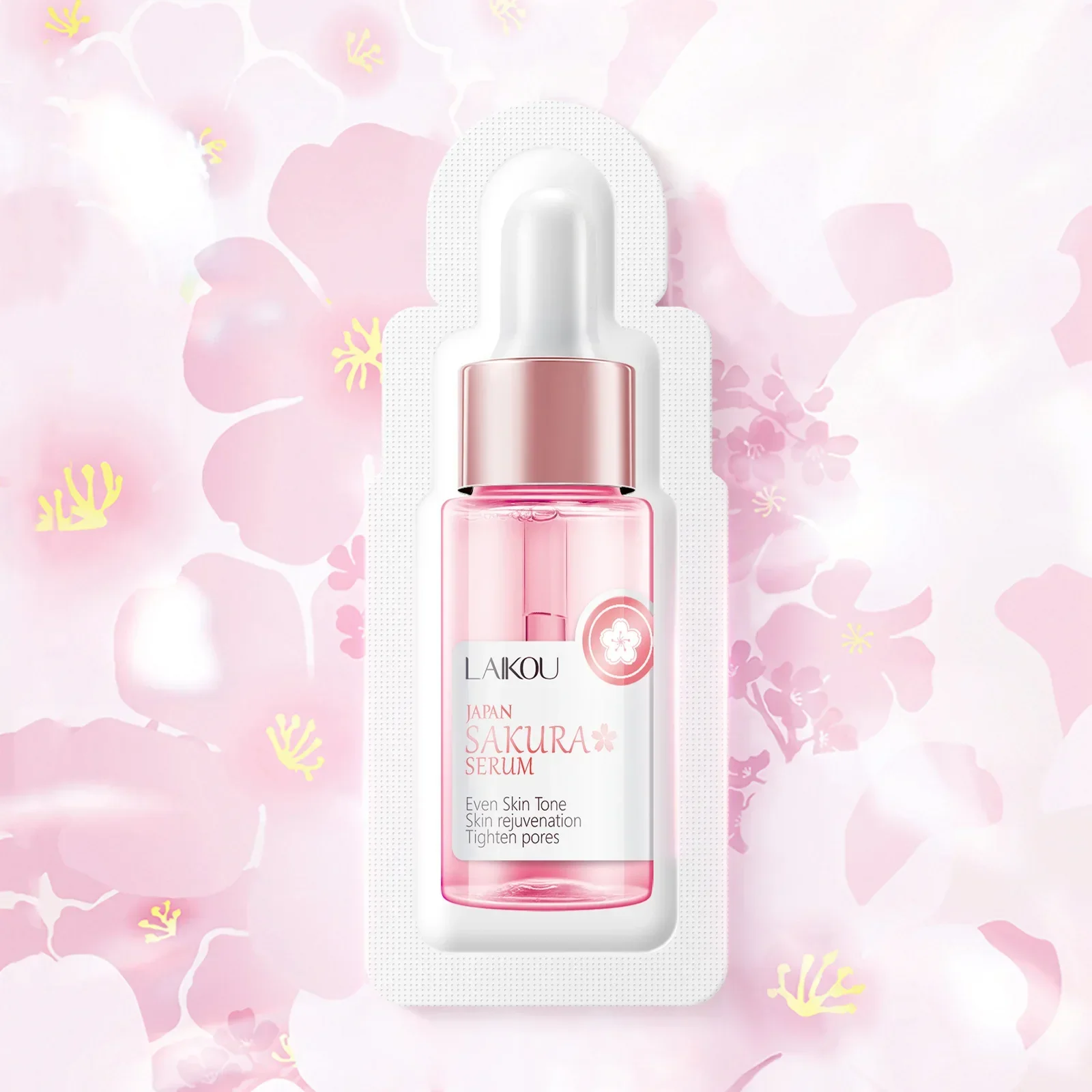 LAIKOU Sakura Face Cherry Blossom Serum Moisturizing Essence Nourishing Improving Dryness Facial Skin Care Products 3