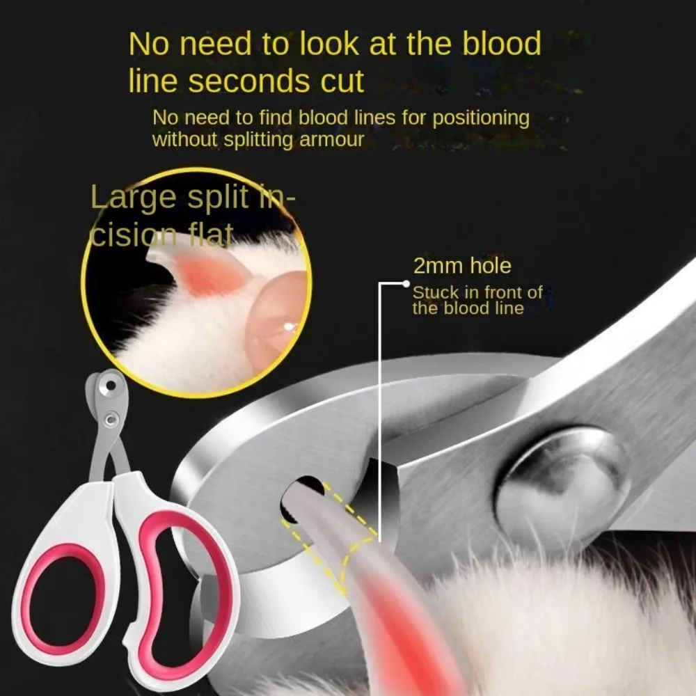 Practical Cleaning Brush Comb Nail Clippers Set Reusable Silicone Pet Cleaning Tool Portable Non-slip Flea Comb