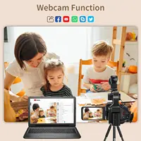 64MP 4K Camcorder 4.0 Inch 270° Rotate Touch Screen 18X 4K UHD Professional Digital Video Camera Youtube Livestream Wifi Webcam - Image 3