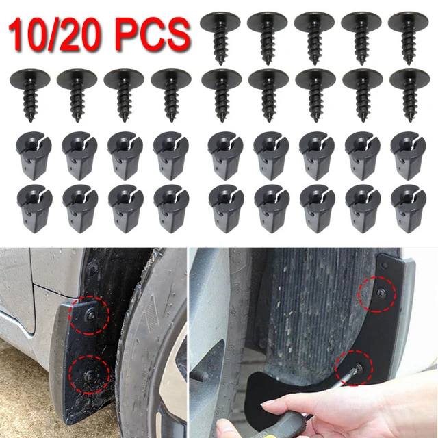 10/20Pcs Auto Clips Fastener Motor Abdeckung Undertray Splashguard Rad Arch  Torx Schraube Für VW/AUDI Selbst blechschrauben - AliExpress