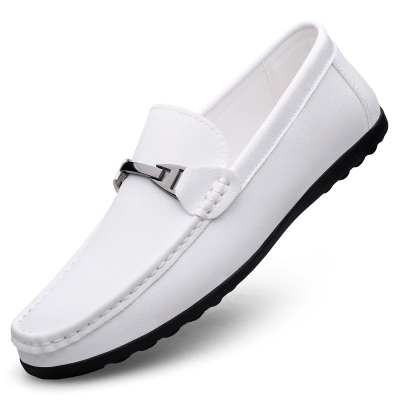 Neue Vier-Jahreszeiten-Herrenschuhe von General Doudou, Outdoor-Slipper, Herren-Freizeitschuhe aus Leder, Fahrschuhe – Detail 1