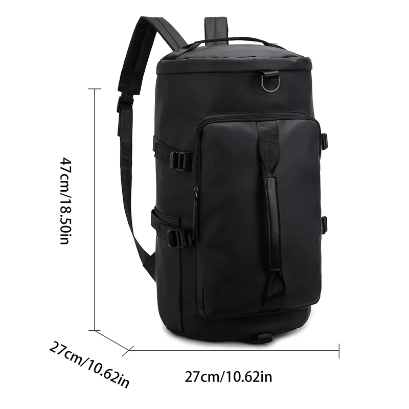 Large capacity travel bag, dry and wet separation, convertible shoulder or hand-held, suitable for daily travel