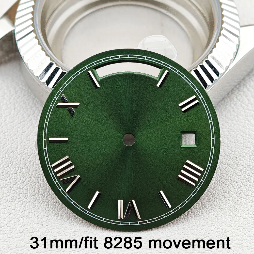 Luminous Blue-Green Dial with Dual Calendar - Watch Accessory