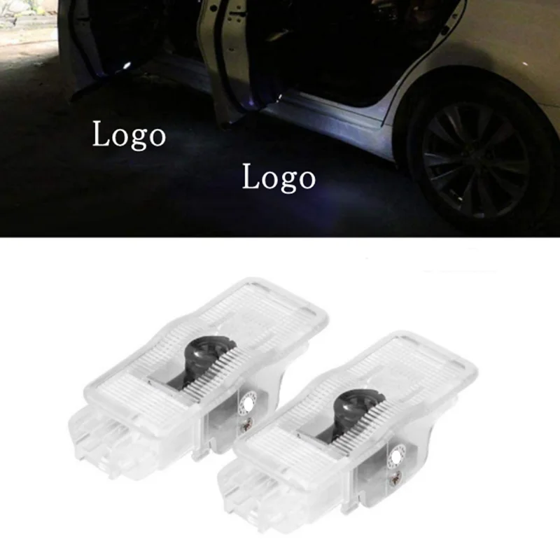 2Pcs Car Door Light Led Logo Shadow Welcome Projector Light Per Peugeot 408 508 Rcz C4L Lampade Di Cortesia