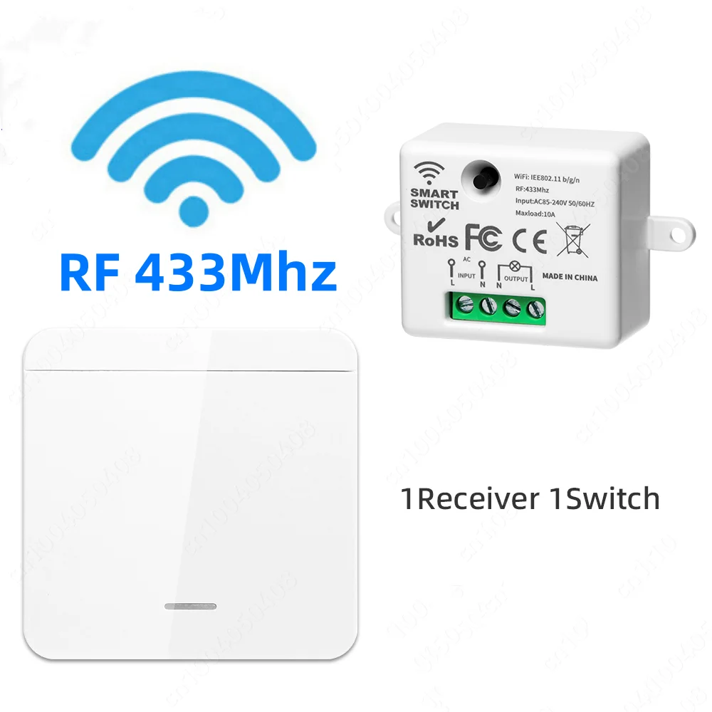 Smart Wireless WiFi Mini Relay Switch with Voice Control & Timer Functionality