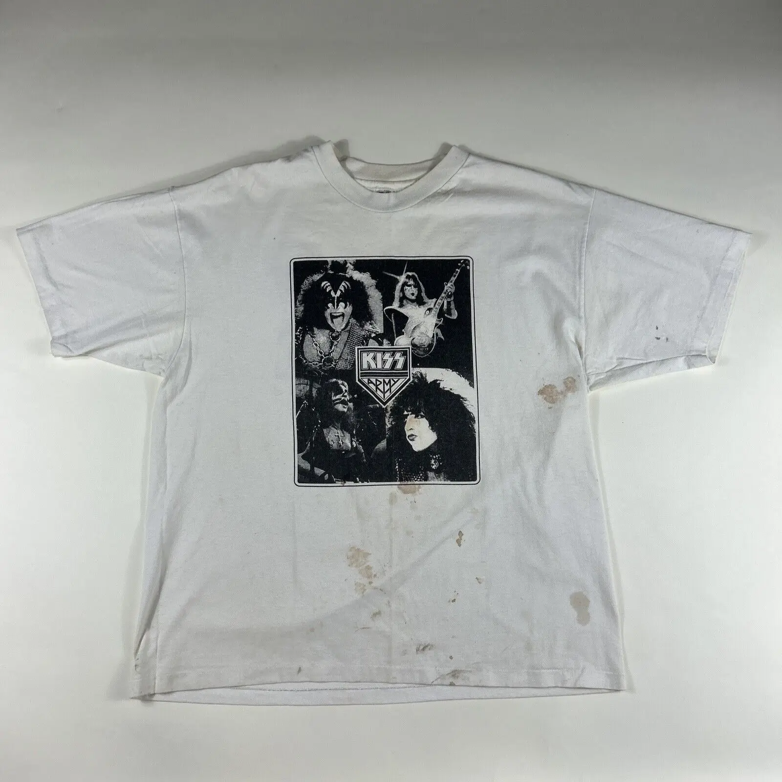 Maglietta Vintage Kiss Army Alive Ii Album Taglia Xl Maniche Lunghe O Corte