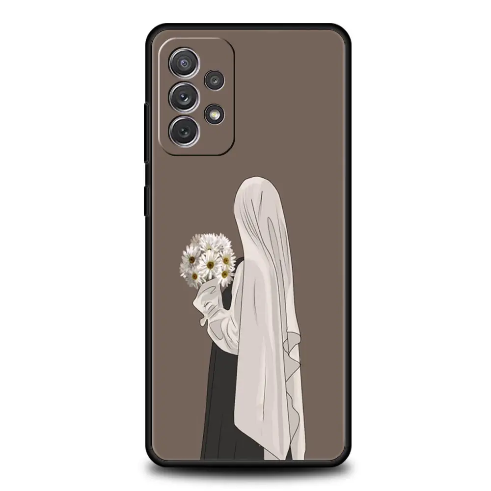 Elegant Muslim Arabic Girl Design Phone Case Cover - Artistic Protection