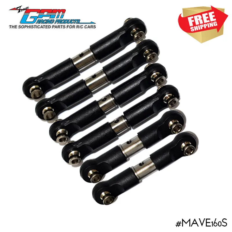 

Radio control RC Car GPM Heavy duty adjustable rod set for ARRMA 1/8 4WD VENDETTA 4X4 3S option upgrade parts