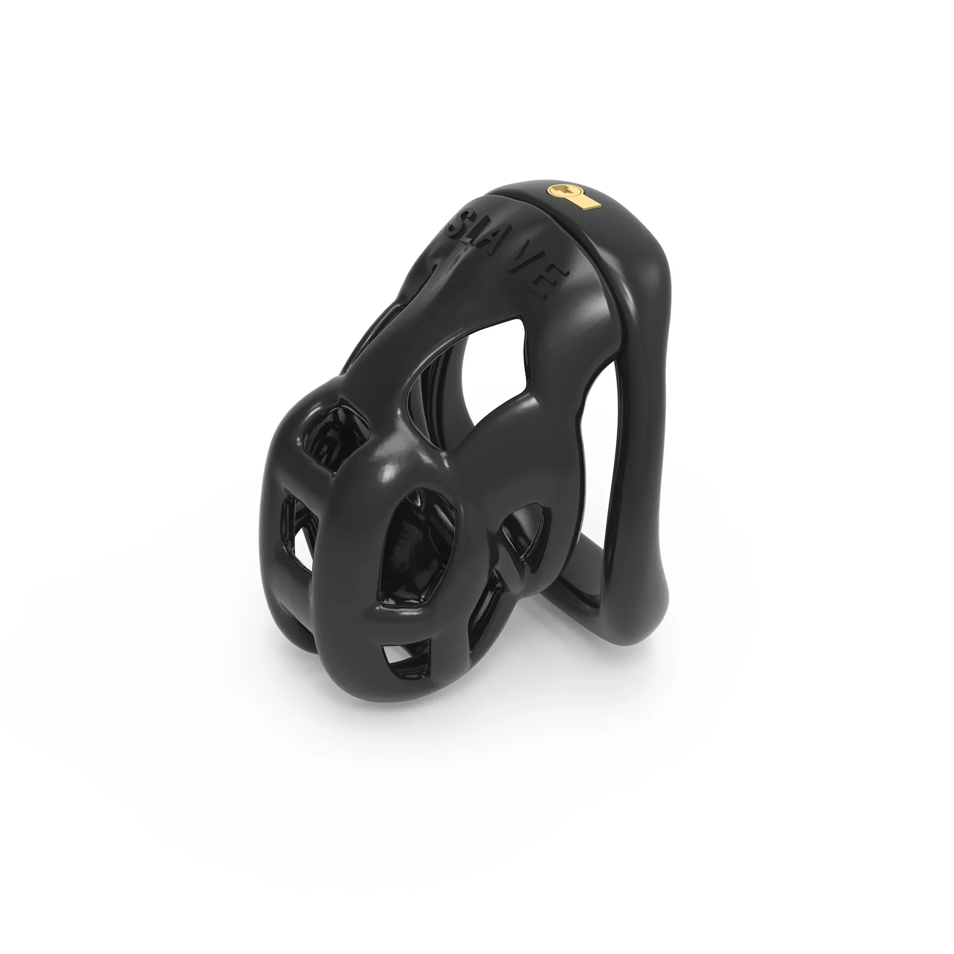Small Lock Cylinder Chastity Cage Male Sissy Bondage Penis Lock with 4 Size Rings Cock Cage Adult Gay Sex Toys