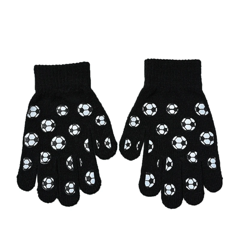 

Kids Winter Knit Gloves Cartoon-themed Handwear Warmth for Outdoor Activities