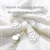 Cute Dinosaur Throw Blanket Cartoon Cactus Plants Bed Blanket for Kids Teens Boys Girls Room Decor Wild Animals Fleece 6