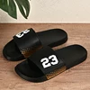 Trendy Men's Athletic Slides Durable Thick EVA Sole Lightweight Casual Home & Outdoor Wear Slides Summer utdoor Beach Slippers 4