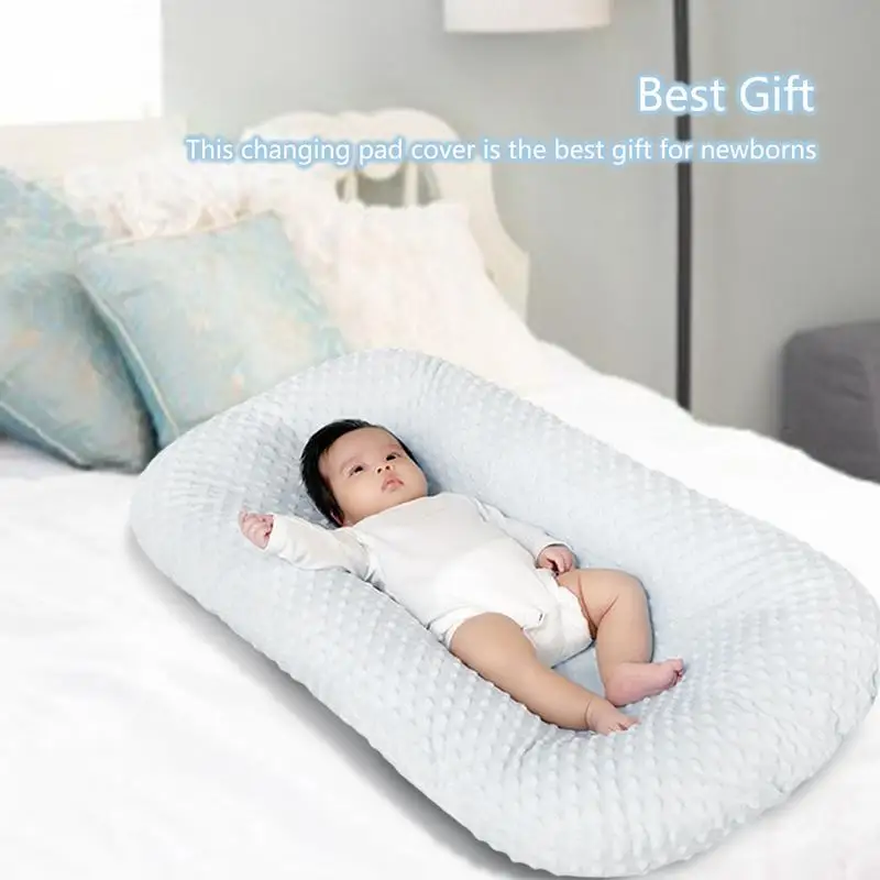 Elastic Changing Pad Portable Baby Diaper Changing Mat Cover Children Knitted Shift Cover For 74*45cm Bionic Bed Infant Nest