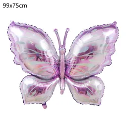 Enchanting Gradient Butterfly Foil Balloons - Pink, Purple, and Blue | Party Decor & Photo Backdrop - As picture (Camouflage)