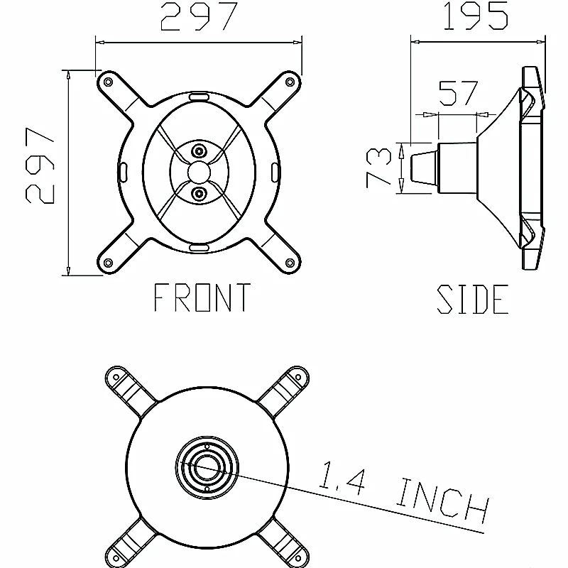 X115 Koaxialer 15-Zoll-Lautsprecher Kunststoffhorn mit Hochleistungsfähigkeit – Detail 7
