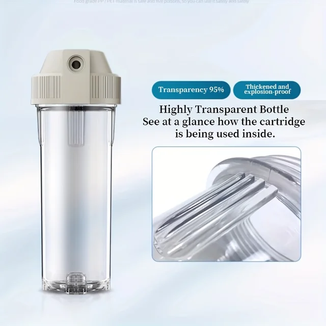 ไส้กรองน้ำก่อนกรอง G1/2 นิ้ว ทำจากใยฝ้าย PP อุปกรณ์เสริมอเนกประสงค์สำหรับกรองน้ำในครัวเรือน ใช้กับก๊อกน้ำ เครื่องกรองน้ำในครัว 3 ไส้กรองน้ำก่อนกรอง G1/2 นิ้ว ทำจากใยฝ้าย PP อุปกรณ์เสริมอเนกประสงค์สำหรับกรองน้ำในครัวเรือน ใช้กับก๊อกน้ำ เครื่องกรองน้ำในครัว 3