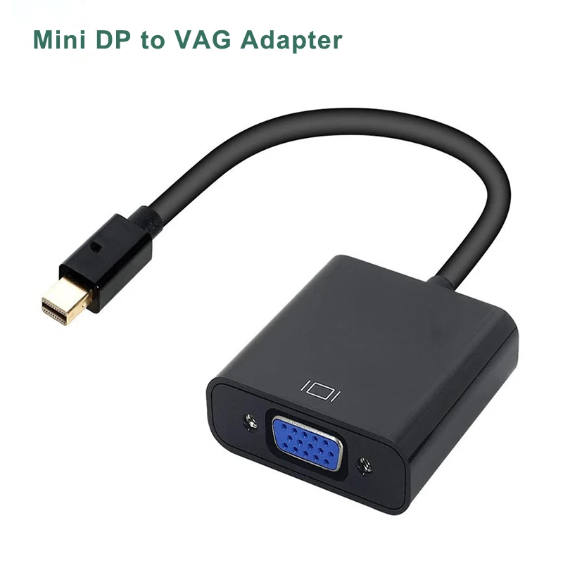 Адаптер Mini DP-VGA 1080p дисплей для ПК и ноутбука | Электроника