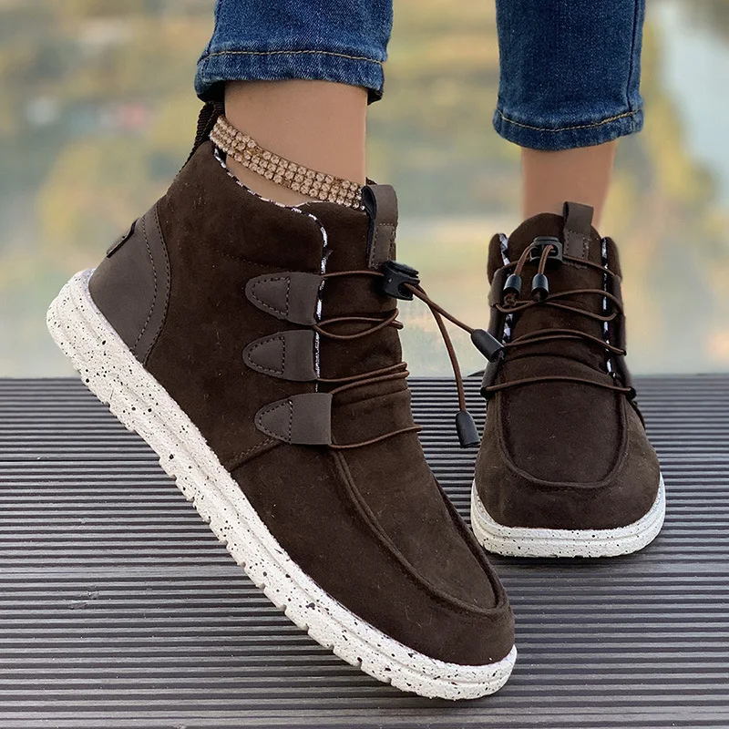 SHLIANG Cizme de iarnă din piele naturală, pantofi cu gleznă, cizme vintage scurte, blană, pantofi desculți pentru femei, SB183_voghion.com