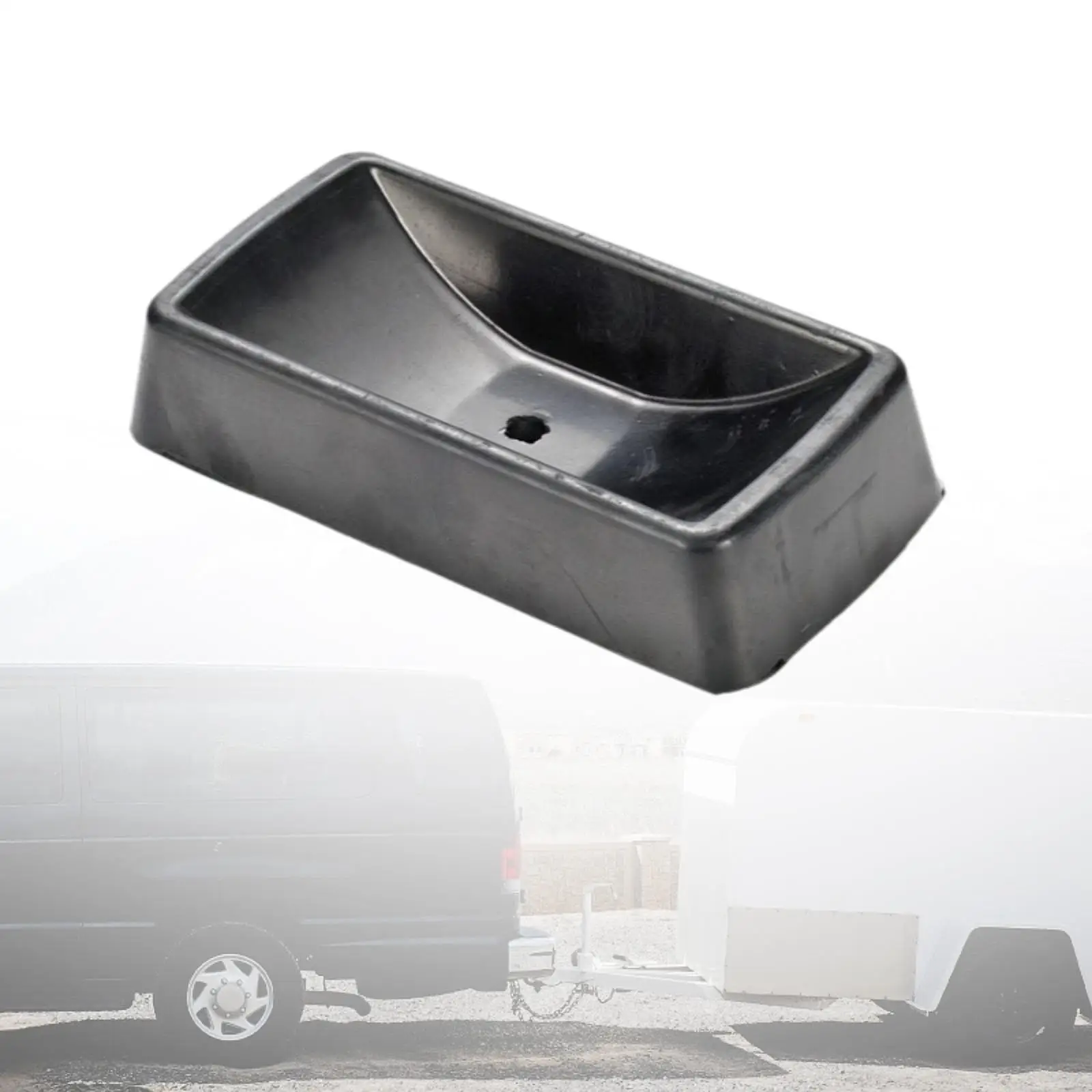 Jack Wheel Chock Stabilizer for 6 inch Jockey Wheels Jack Caster Wheel Dock Auto Accessories for RV Travel Trailers Boat