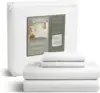 Egyptian Cotton Sheets for Queen Size Bed, Certified 800 Thread Count Queen sheet set, Luxury Sateen Weave Cotton Queen 2
